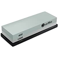 BearMoo Piedra Afilar- Afilador de Agua 2-IN-1- 400-1000 Grano Piedra Afilar Cuchillos –Piedra Afilar Formones - Piedra…